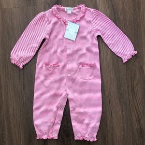 Kissy Kissy NWT Pink and White Essentials 9m